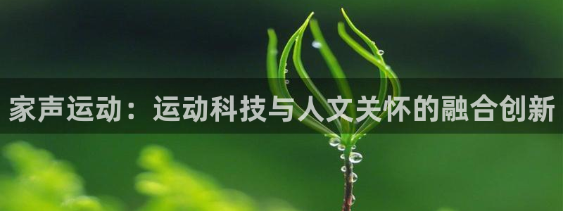 征途国际官网：家声运动：运动科技与人文关怀的融合创新